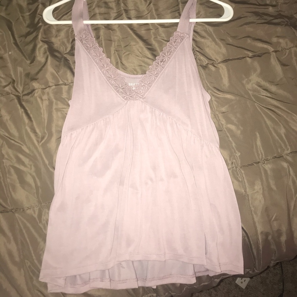 american eagle v neck tank top